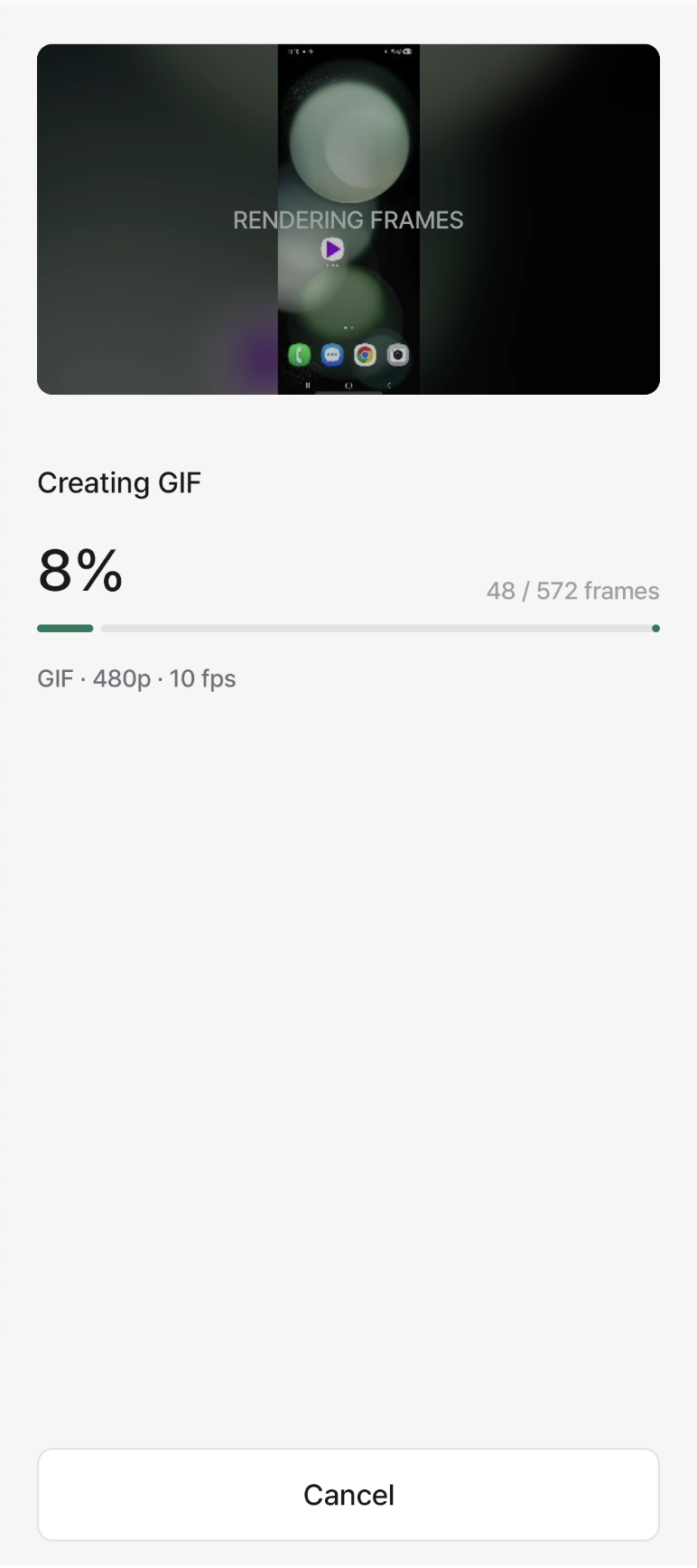 Converting screen